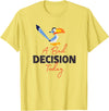 Disney The Lion King Zazu A Bad Decision Today T-Shirt - Lemon Yellow