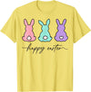 Happy Easter Bunny Rabbit Egg Hunt for Men, Women and Kids T-Shirt in Lemon Yellow