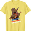 Russian Language Clothing Funny Russian Language Bear Welcome To Russia T-Shirt - Lemon Yellow