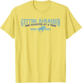 Leigh Shea Sigma Derby Getting Hammerd Horse Racing Gambling TSHIRT T-Shirt - Lemon Yellow