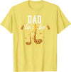 Giraffe Baby Shower Party Clothing For Dad Dad To Be Giraffe Baby Shower Cute T-Shirt - Lemon Yellow