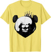 Wild Bear Hip Hop Apparel Swag Hipster Streetwear Graphic Tee Wild Panda Bear Hip Hop T-Shirt - Lemon Yellow