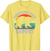 For Those Who Hate Winter Hibernation Bear Expert - Retro Funny Winter T-Shirt - Lemon Yellow
