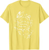 Half Rage Half Hope Rage Resistance Rabbit Resist Sarcastic T-Shirt in Lemon Yellow