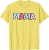 Retro Cherry Matching Family Tees Boho Cherry Mom Mama Halloween Costume T-Shirt - Lemon Yellow