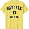 Official High School Fan Gear Oakdale High School Bears T-Shirt - Lemon Yellow