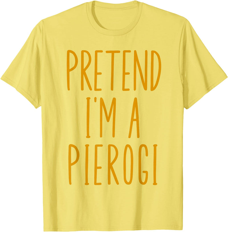 Funny Polish Halloween Costume Pierogi Polska Poland Funny Food Dumpling Halloween Costume T-Shirt - As Pictured