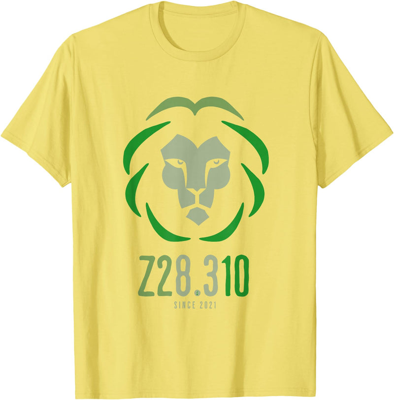Liberty Styles Z28.310 Since 2021 Funny Lion T-Shirt - Lemon Yellow
