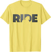 BASBO Horseback Riding Apparel - Horse T-Shirt, Small - Lemon Yellow