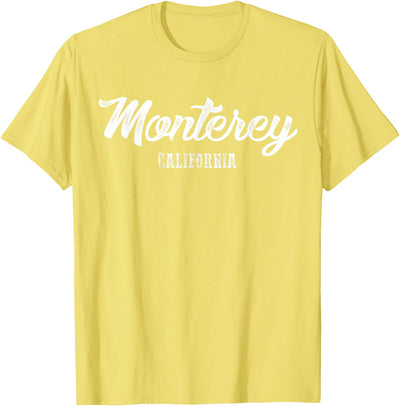 California Original Apparel Monterey T Shirt - California Souvenir Landmark Gift Shirt