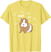 Funny Guinea Pig Tee Gift Animal Pet new kids love Guinea Pig Love Guinea Pig Wheek Wheek Feed Me Guinea Pig T-Shirt - Lemon Yellow