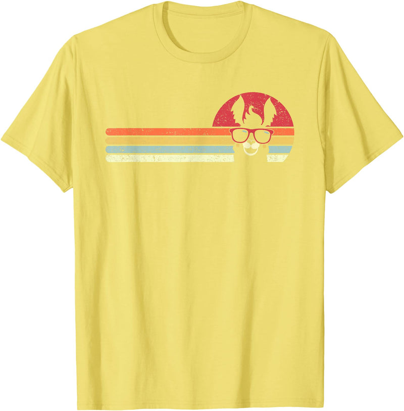 Pack A Punch Llama, Retro Style Alpaca T-Shirt - Lemon Yellow