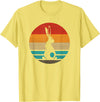 Rabbit Retro Style Vintage T-Shirt in Lemon Yellow