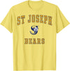 Official High School Fan Gear St. Joseph High School Bears T-Shirt - Lemon Yellow