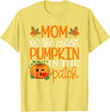 Mom of The Cutest Pumpkin Shirt Mom of The Cutest Pumpkin in The Patch Shirt Halloween T-Shirt - Lemon Yellow