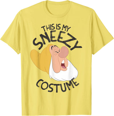 Disney Snow White This is My Sneezy Costume Halloween T-Shirt