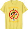 Funny Fishing Boat Gifts for Fishermen No Bananas on the Boat T-Shirt - Lemon Yellow