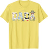 O-Fish-Ally 1st Birthday Matching Family Mom Dad Dada 1st Birthday Fishing T-Shirt - Lemon Yellow