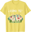 Spanish Shirt | Llama Tee | Funny Spanish Shirt Funny Spanish Tee, Como Te Llama, Llama Tshirt T-Shirt - Lemon Yellow