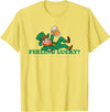 St. Patrick's Day Lucky Tee Leprechaun Feeling Lucky St Patrick's Day T-Shirt - Lemon Yellow