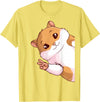 Hamster Children Girls Boys T-Shirt - Lemon Yellow