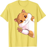 Hamster Children Girls Boys T-Shirt - Lemon Yellow