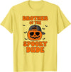 One Spooky Dude 1st Birthday Outfit For Family Brother of The Spooky Dude Halloween Pumpkin Birthday Family T-Shirt - Lemon
