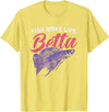 Awesome Aquarium & Aquarist Gifts Fish Make Life Betta Gift for Aquarist T-Shirt - Lemon Yellow