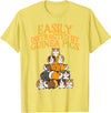 Guinea Pig Shirts For Men Women Kids Gift Easily Distracted by Guinea Pigs Funny Cavy Men Women Kids T-Shirt - Lemon Yellow