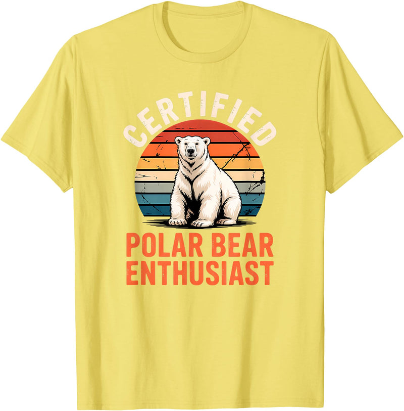 Polar Bear Shirts & Gifts Polar Bear T-Shirt - Lemon Yellow
