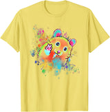 Funny Hamster T for Boys, Girls, Men, Women & Kids Hamster T-Shirt - Lemon Yellow