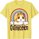 Guinea Pig by Hoy Haus Guinicorn Funny Guinea Pig Shirts For Kids Boy Girl Unicorn T-Shirt - Lemon Yellow