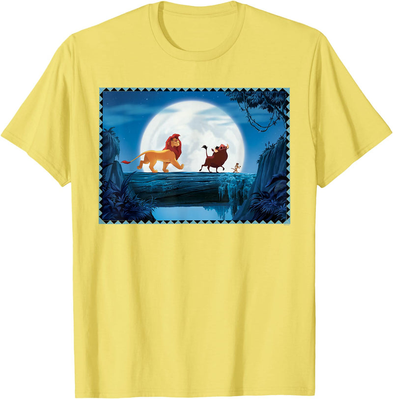 Disney The Lion King 30th Anniversary Hakuna Matata March T-Shirt - Lemon Yellow
