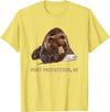 Port Protection Alaska Wild Grizzly Bear Nature Port Protection Brown Grizzly Bear In Snow Alaska Pacific NW T-Shirt - Lemon Yellow