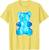 Urban Empyre Blue Gummy Bear Candy T-Shirt - Lemon Yellow