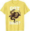 Royal Ball Python Supplies Snake Owner Herpetology Funny Ball Python Lover Balls Reptile Keeper Snake Owners T-Shirt - Lemon