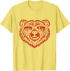 Bear Lover Merch Bear Sunglasses - Bear Lover T-Shirt - Lemon Yellow