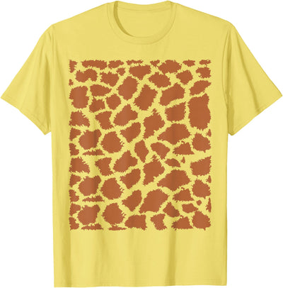 Giraffe Print Shirt Adult Men Women Kids Giraffe Costume T-Shirt