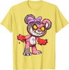 Teddybär Bad and Cute Teddy Bear T-Shirt - Lemon Yellow