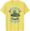 Cichlid Fish Tank Tees Wolf Cichlid Dovii Cichlid Monster Aquarium Fish Lovers T-Shirt - Lemon Yellow