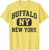 Vintage Buffalo New York Heritage Apparel Buffalo New York Vintage Silhouette Bison T-Shirt - Lemon Yellow