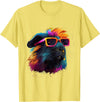 Guinea Pig Lover Designs Guinea Pig Lovers Colorful Pop Art Guinea Pig T-Shirt - Lemon Yellow