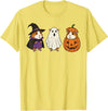 Funny Halloween Guinea Pig Costume Guinea Pig Halloween Ghost Pumpkin Funny Guinea Pig Women T-Shirt - Lemon Yellow