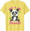 Panda Shirt & Tees Just A Girl Who Loves Pandas Shirt for Girls T-Shirt - Lemon Yellow