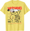 Prototype Robot Teddy Bear Funny T-Shirt - Lemon Yellow
