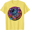 Down the Rabbit Hole - Alice in Wonderland Design T-Shirt in Lemon Yellow