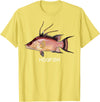 Hogfish Gift Co. Hogfish Saltwater Game Fish T-Shirt - Lemon Yellow