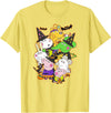 Peppa Pig Halloween Happy Costumes Group Shot T-Shirt - Lemon Yellow
