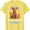 Lions Lion Lovers Shop Just a Girl who loves Lions Lion T-Shirt - Lemon Yellow