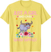 Just A Girl Who Loves Water Water Buffalo Gifts Buffalo Tee Women Just A Girl Who Loves Water Water Buffalo T-Shirt - Lemon